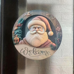 Wooden Door Hangings MERRY CHRISTMAS Tree Decoration