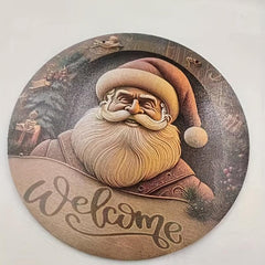Wooden Door Hangings MERRY CHRISTMAS Tree Decoration
