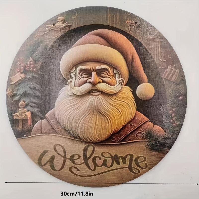 Wooden Door Hangings MERRY CHRISTMAS Tree Decoration