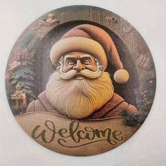 Wooden Door Hangings MERRY CHRISTMAS Tree Decoration