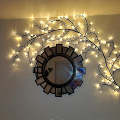 8 Modes Willow Vine Lights 5.9ft 96 LEDs Christmas Holiday Decor