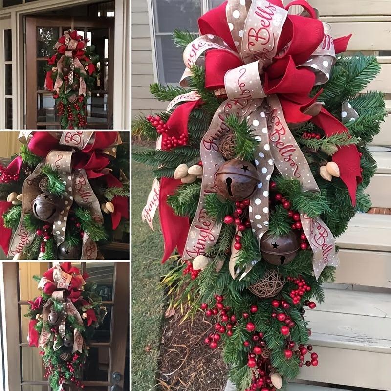 Christmas Door Hanging Ornaments Holiday Accessory Party Supplies Decor