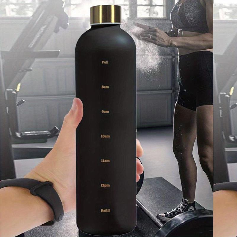 Minimalist Motivational Water Bottle for Sports and Home Use