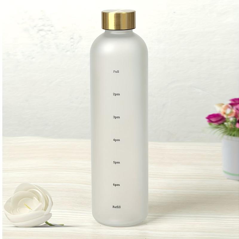 Minimalist Motivational Water Bottle for Sports and Home Use