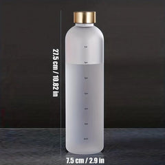 Minimalist Motivational Water Bottle for Sports and Home Use