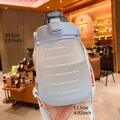 Large Capacity Sports Water Bottle with Straw, Lightweight and Portable