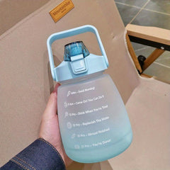Large Capacity Sports Water Bottle with Straw, Lightweight and Portable
