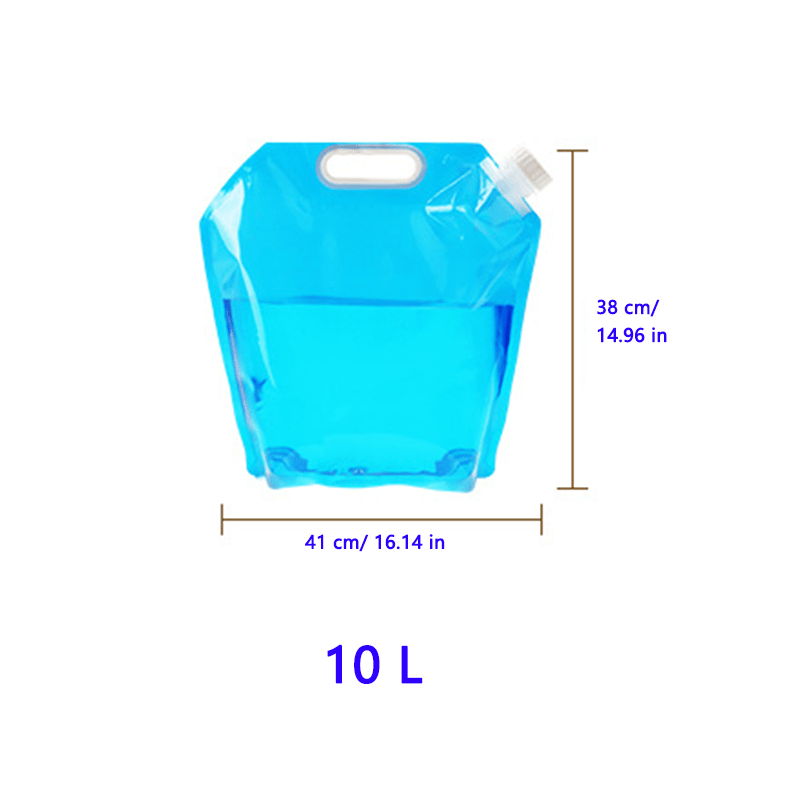 10L Portable Foldable Water Container for Outdoor Camping