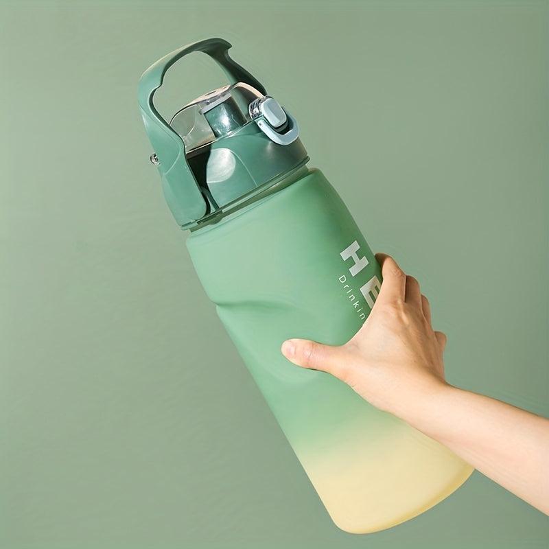 1pc 4pcs Gradient Water Bottle 10oz-111oz With Time Scale