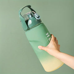 1pc 4pcs Gradient Water Bottle 10oz-111oz With Time Scale