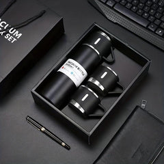 Stainless Steel Vacuum Flask 500ml With 3 Cup Lids