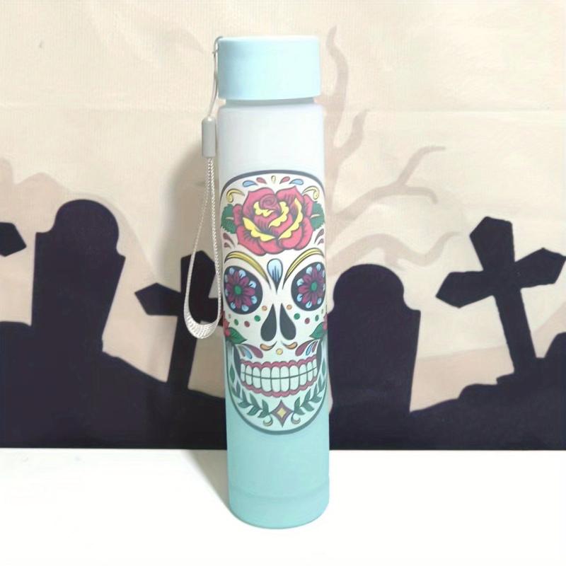 Halloween Sports Water Bottles Gradient Large Capacity Portable Drinking Cups
