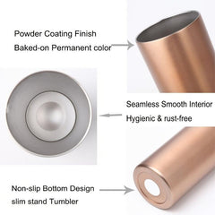 Skinny Tumbler 20oz Stainless Steel Double Wall Vacuum Insulated Cup