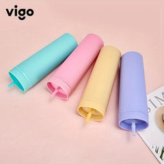 Large Capacity Water Tumbler with Straw for Outdoor Camping & School