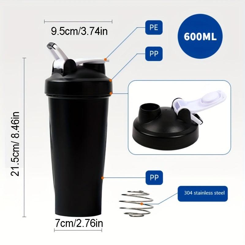 600ml Shaker Bottle for Protein Shakes Sports Gym Fitness