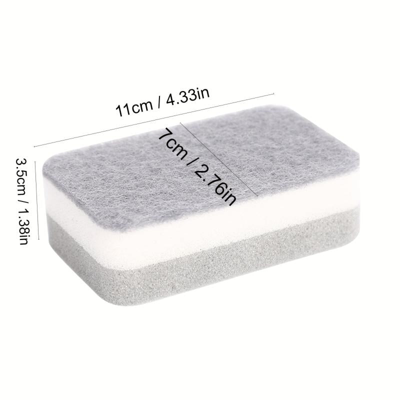 Cleaning Sponge Double Sided Scouring Pad For Household - Non-scratch Sponge