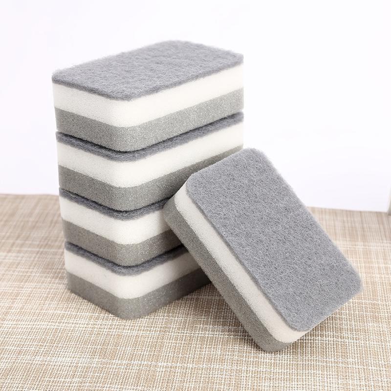 Cleaning Sponge Double Sided Scouring Pad For Household - Non-scratch Sponge
