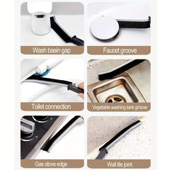 4pcs Long Handle Hard Bristle Brush Dust Removal Brush