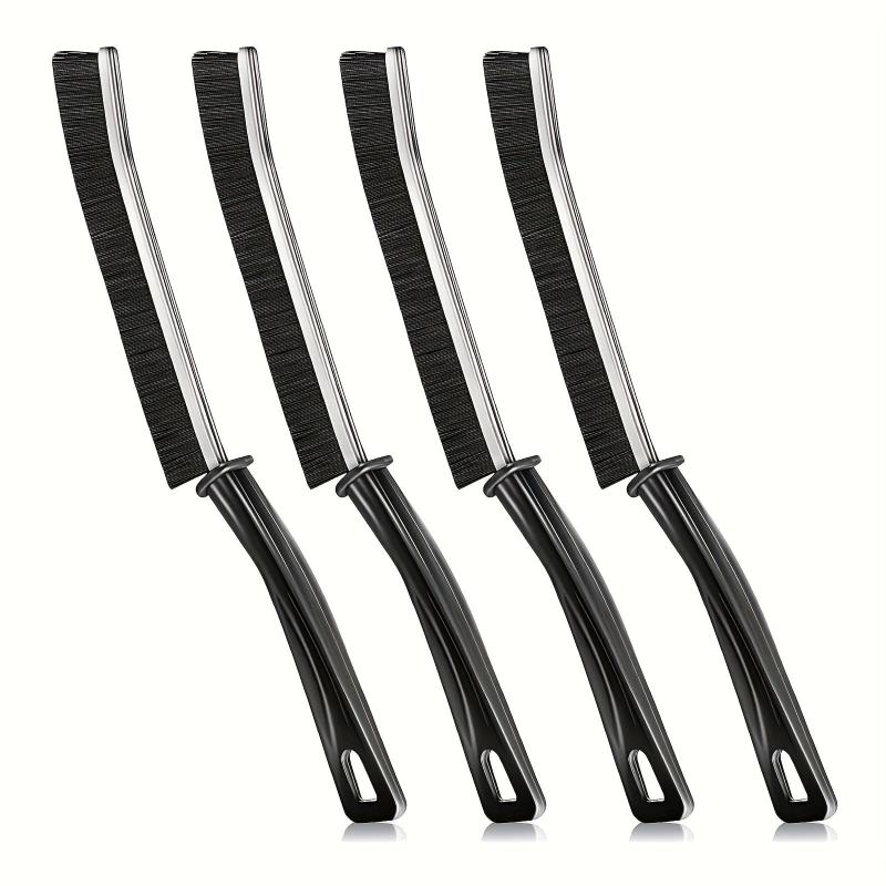 4pcs Long Handle Hard Bristle Brush Dust Removal Brush