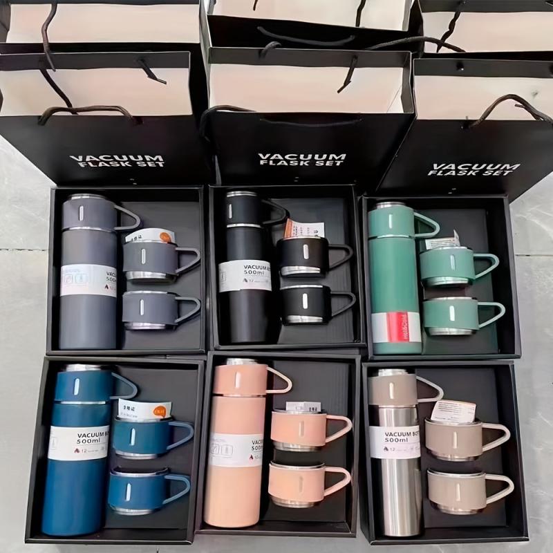 Double Layer Insulated Water Bottle Stainless Steel Thermal Cup