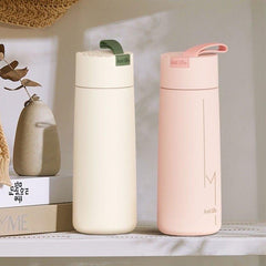 Metal Vacuum Cup Stainless Steel Insulated Water Bottle Portable Large Capacity