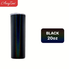 Anyzoo Glitter Tumbler 20oz With Lid And Straw For Cars Home Office