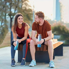 28oz Motivational Water Bottle for Sports Fitness Camping
