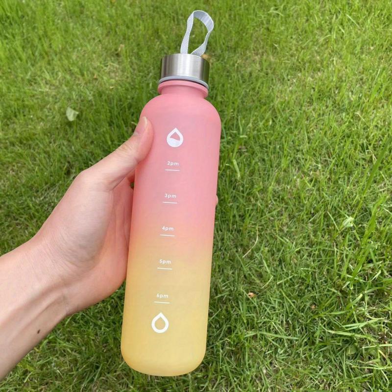 28oz Motivational Water Bottle for Sports Fitness Camping