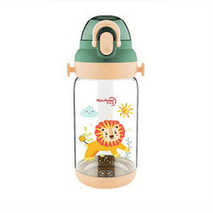 PC Sports Water Bottle Outdoor Plastic Water Bottle Cartoon Animal Washable