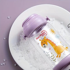 PC Sports Water Bottle Outdoor Plastic Water Bottle Cartoon Animal Washable