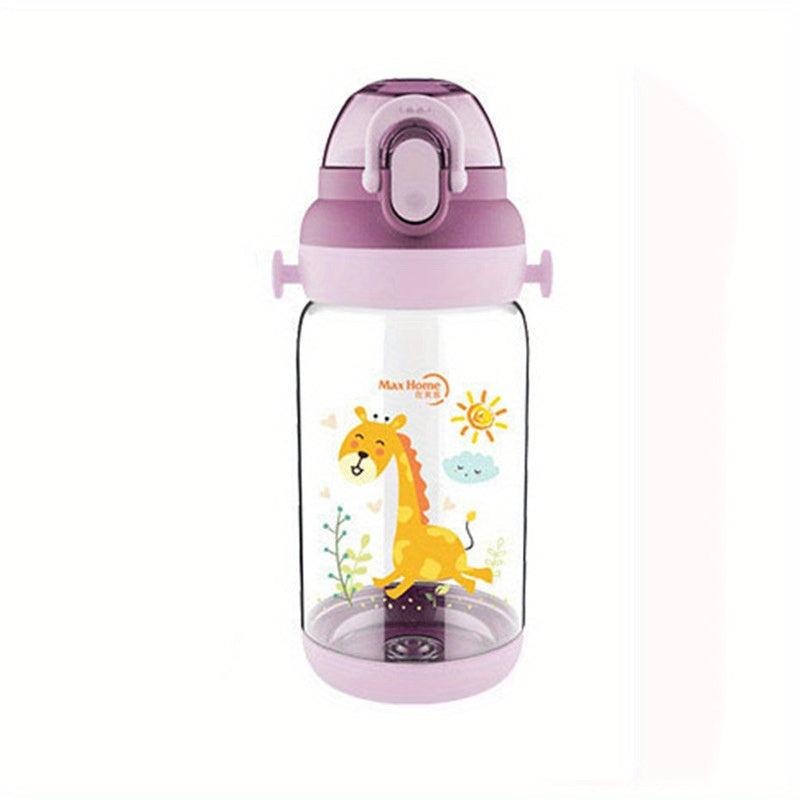 PC Sports Water Bottle Outdoor Plastic Water Bottle Cartoon Animal Washable