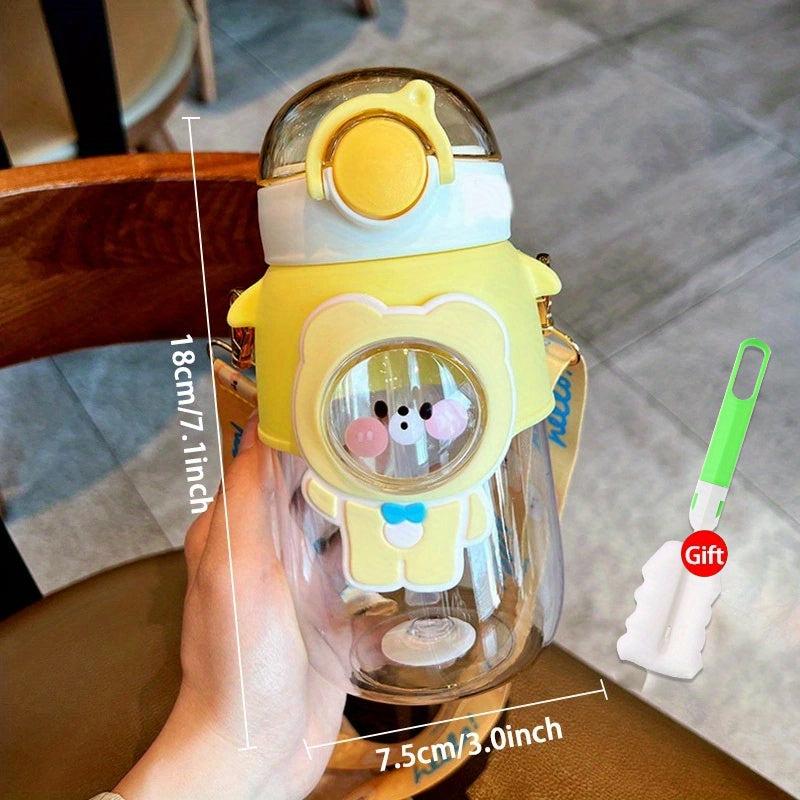 720ml Outdoor Sports Water Cup with Straw & Strap