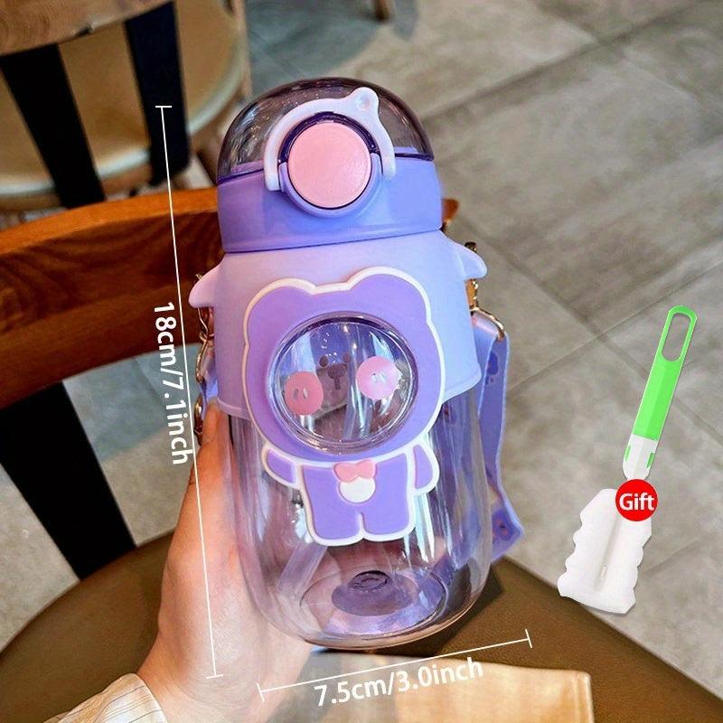 720ml Outdoor Sports Water Cup with Straw & Strap
