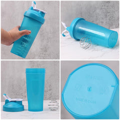Protein Shaker Bottle with Mixer Ball for Workout Supplement