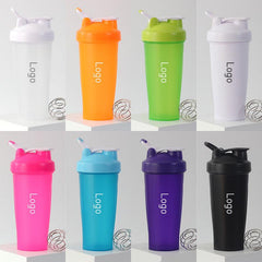Protein Shaker Bottle with Mixer Ball for Workout Supplement