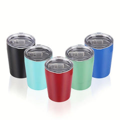 Watersy 8oz Double Wall Stainless Steel Cup with Lid - Small Rambler Tumbler