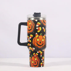 Halloween Tumbler 40oz Insulated Water Bottle