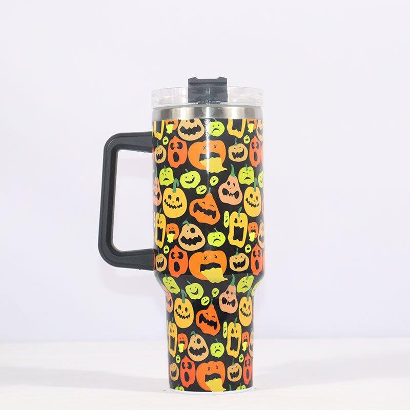 Halloween Tumbler 40oz Insulated Water Bottle