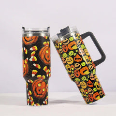 Halloween Tumbler 40oz Insulated Water Bottle