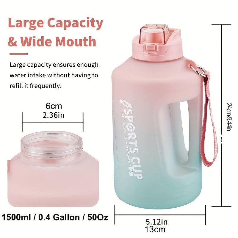 Gradient Sports Water Bottle with Carrying Strap