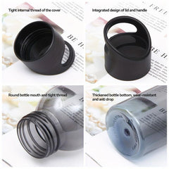 22oz 650ml Transparent Plastic Water Cup BPA-Free for Office Outdoor Fitness