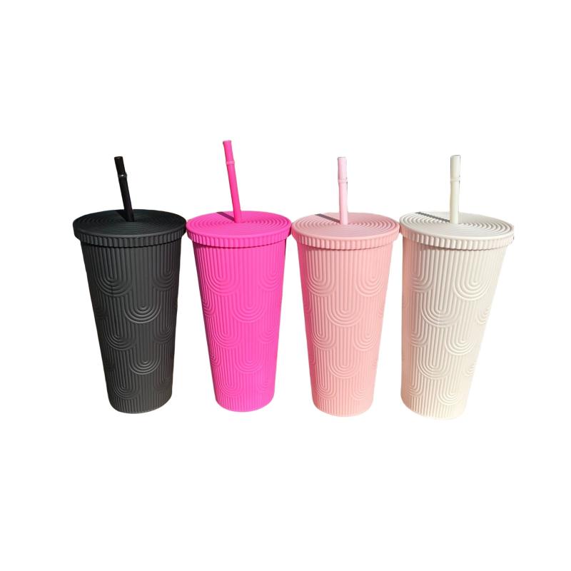 U Shaped Pattern 710ml Water Tumbler Cup