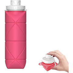 Collapsible Water Bottle Leakproof BPA Silicone Foldable Travel Sports