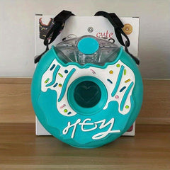 Donut Water Bottle with Shoulder Strap