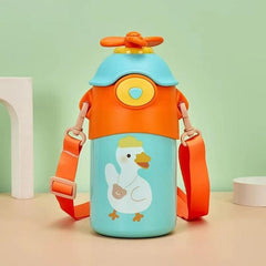 304 Stainless Steel Vacuum Cup Small Insulation Cup Student Straws Cartoon Belly