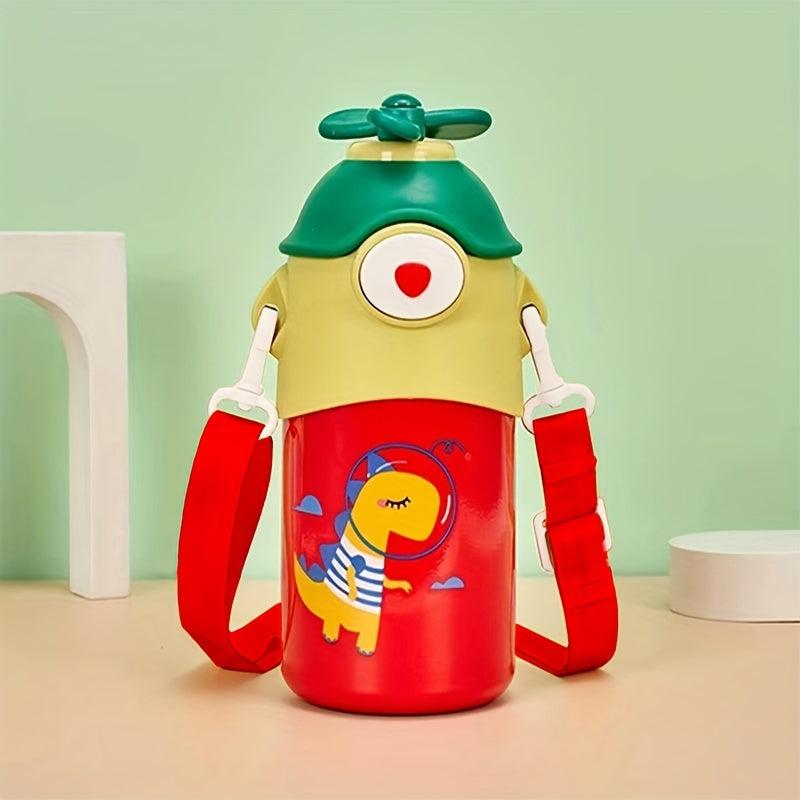 304 Stainless Steel Vacuum Cup Small Insulation Cup Student Straws Cartoon Belly
