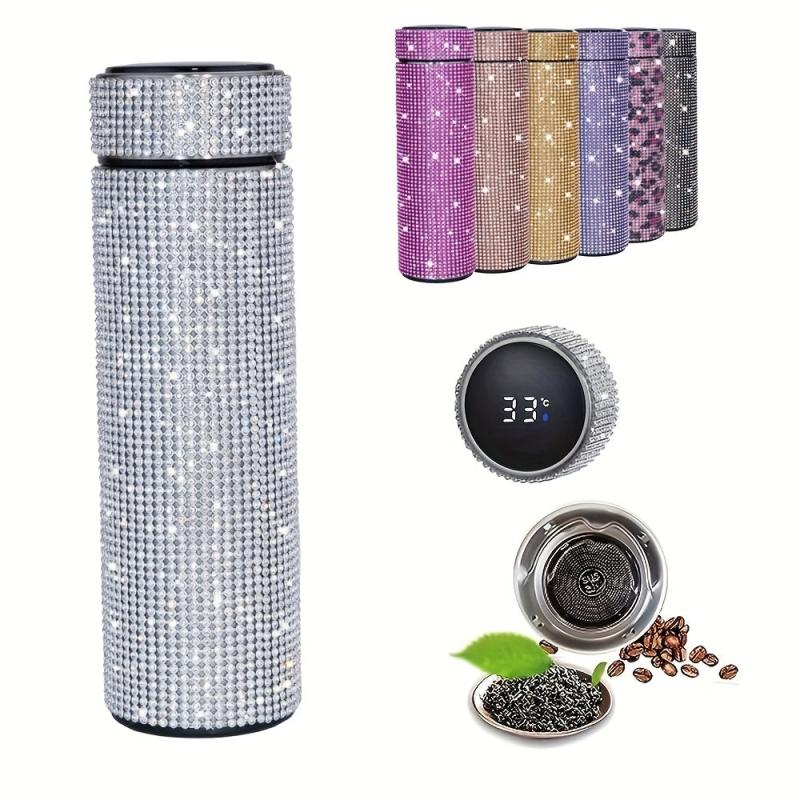 Stainless Steel Tea Cup With Filter 500ml Portable Vacuum Flask Mug