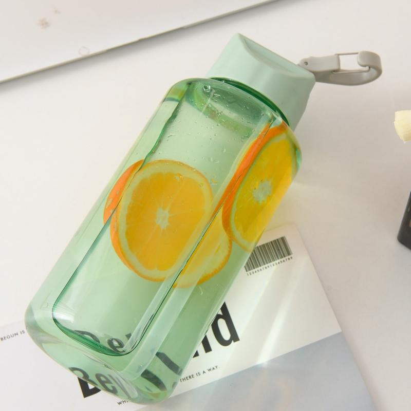 Clear Plastic Water Bottle with Straw 27oz 34oz Sports Drinking Cup Travel