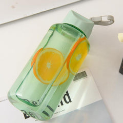 Clear Plastic Water Bottle with Straw 27oz 34oz Sports Drinking Cup Travel