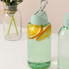 Clear Plastic Water Bottle with Straw 27oz 34oz Sports Drinking Cup Travel